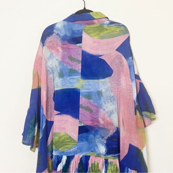 Avenue/ Zim & Zoe Splash Print Tunic, Size 22/24 - Picture 10 of 13